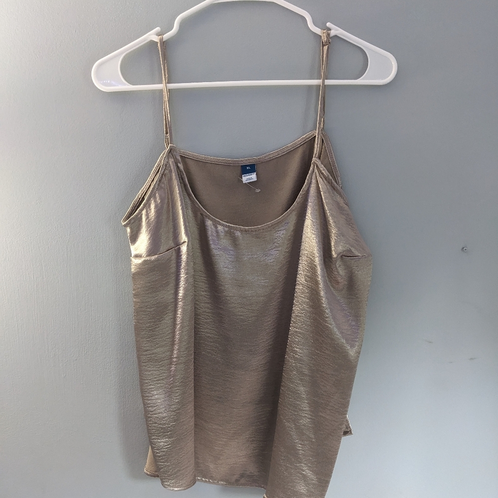 Old Navy Tan Relaxed Camisole Tank Top
